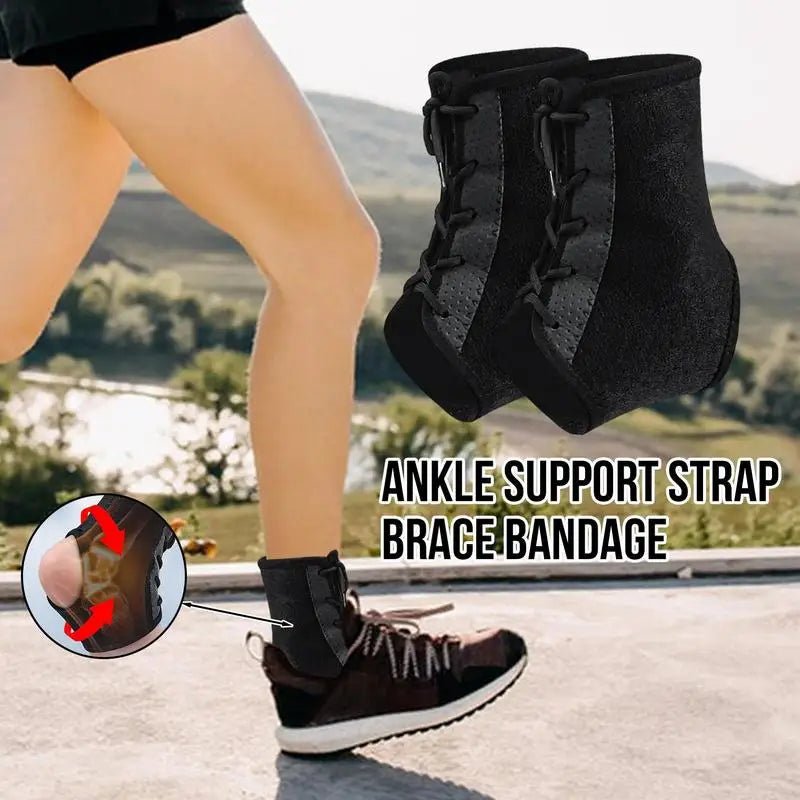 1 PC Sport Ankle Stabilizer Brace Compression Ankle Support Tendon Pain Relief Strap Foot Sprain Injury Wraps Running Basketball - memorylane shop