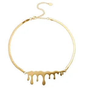Square Pendants Delicate Stainless Steel Chain Pendant Necklace For Women Necklace - memorylane shop