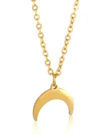 Square Pendants Delicate Stainless Steel Chain Pendant Necklace For Women Necklace - memorylane shop