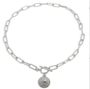 Square Pendants Delicate Stainless Steel Chain Pendant Necklace For Women Necklace - memorylane shop