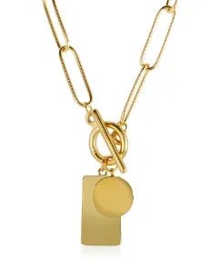 Square Pendants Delicate Stainless Steel Chain Pendant Necklace For Women Necklace - memorylane shop