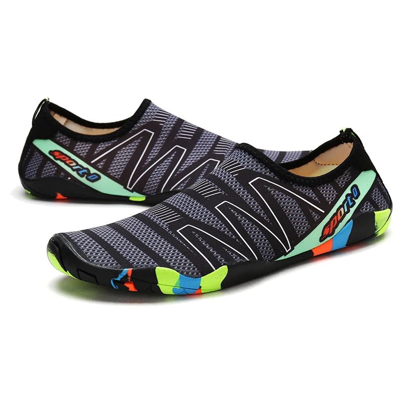 New Unisex Lager Size Unisex Outdoor Aqua Shoes Couples Vacation Beach Barefoot Swimming Shoes Indoor Fitness Gym Shoes35 - 46 - memorylane shop