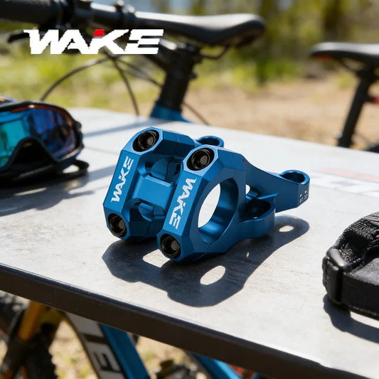 Wake Bike Short Stem Aluminum Alloy Mountain Downhill CNC Bike Handlebar Stem 31.8mm MTB Lightweight Short Stem Bike Accessories - memorylane shop