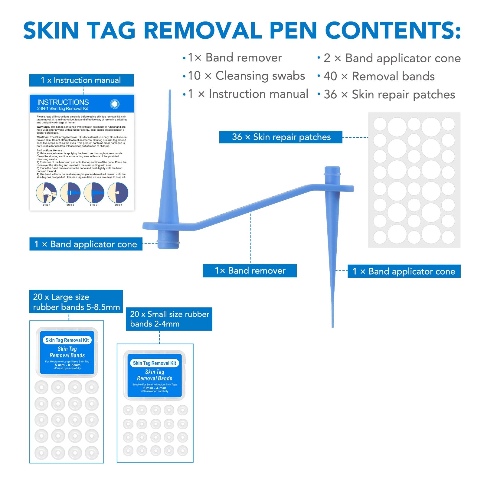 Simple Wart Removal Tool Set Skin Tag Removeal Tool Easy To Clean Skin Care Tool Skin Tag Removal Care Products - memorylane shop
