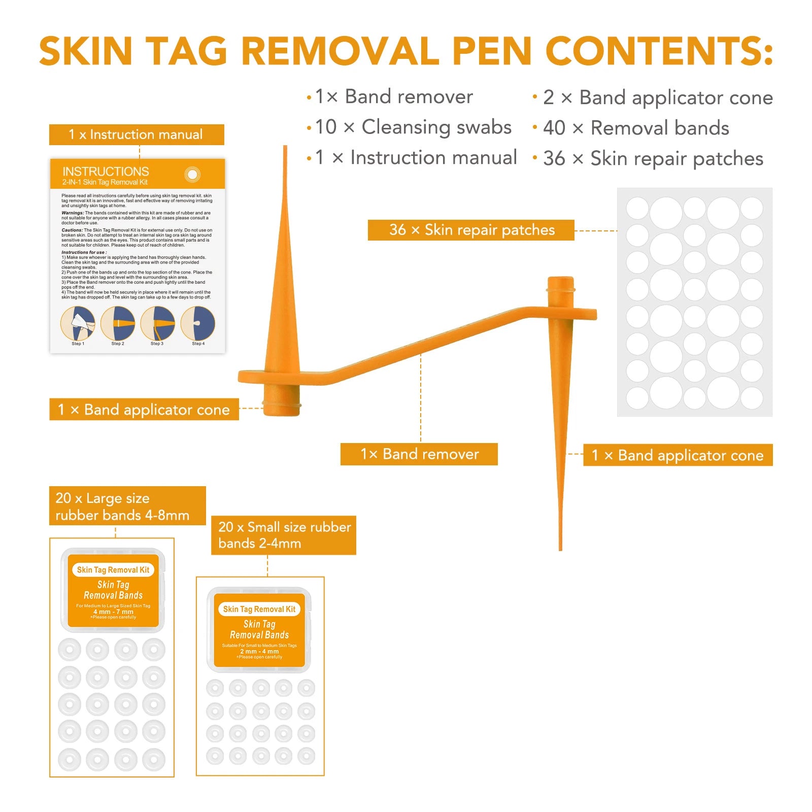 Simple Wart Removal Tool Set Skin Tag Removeal Tool Easy To Clean Skin Care Tool Skin Tag Removal Care Products - memorylane shop